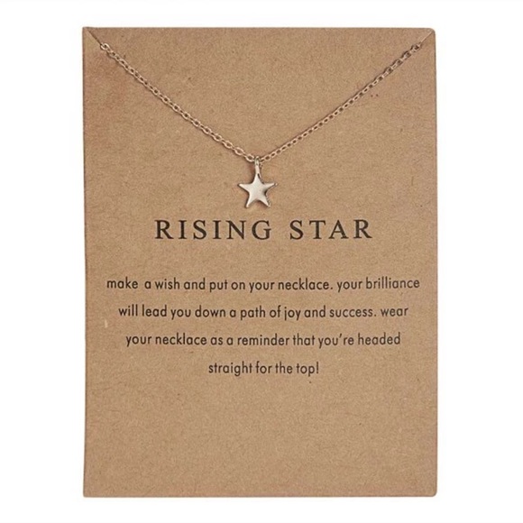 New Rising Star inspirational necklace with card - Picture 2 of 3